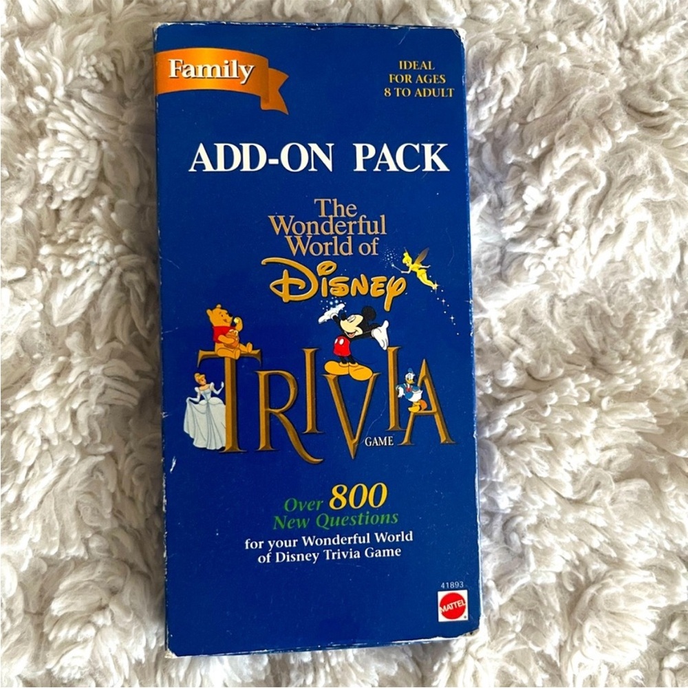Disney Trivia Cards